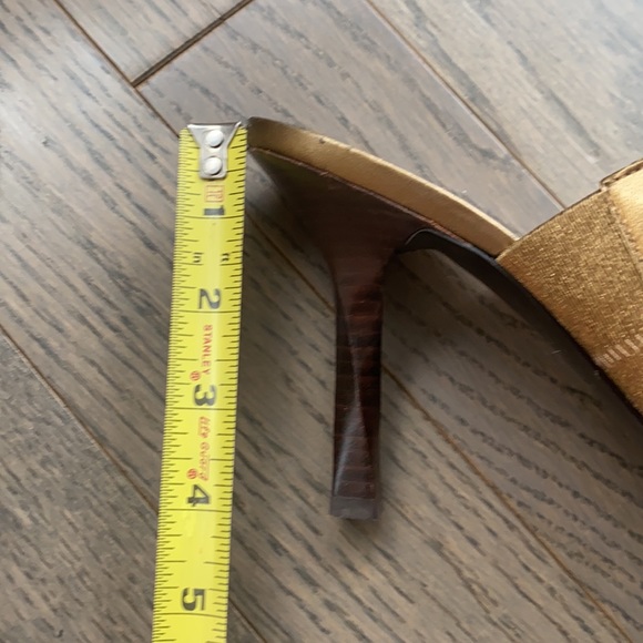 Nine West Gold/Bronze Heel Slide Sandal - Picture 8 of 9